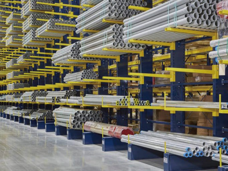 An image showing cantilever racking for reference